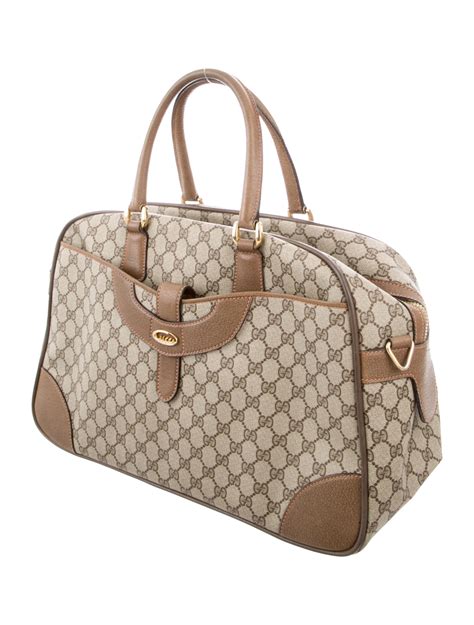 gucci weekender vintage|how much is gucci luggage.